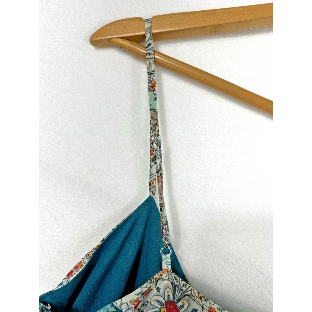 Flying Tomato‎ M Babydoll Dress Boho Printed Floral Tie Front - Picture 6 of 14